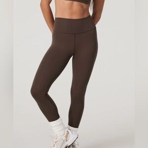 Vuori All The Feels High-Waist Chocolate Brown Leggings